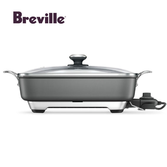 Breville - The Thermal Pro Non-Stick Electric Frypan - Grey