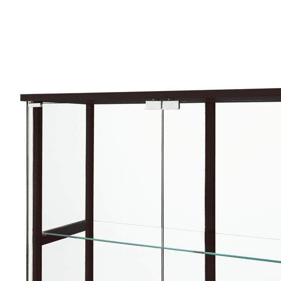 East Glass 4-Tier Display Cabinet