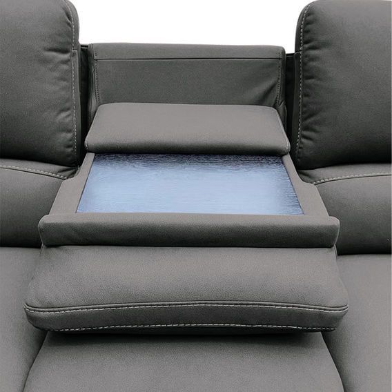 Commander 3-Seater Sofa in Charcoal