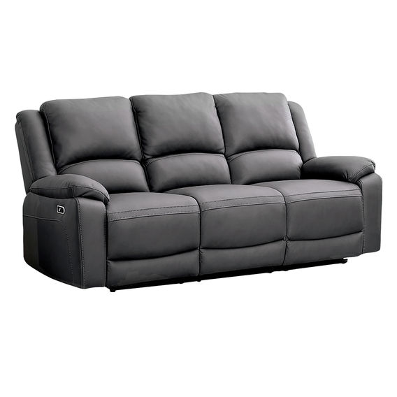 Commander 3-Seater Sofa in Charcoal