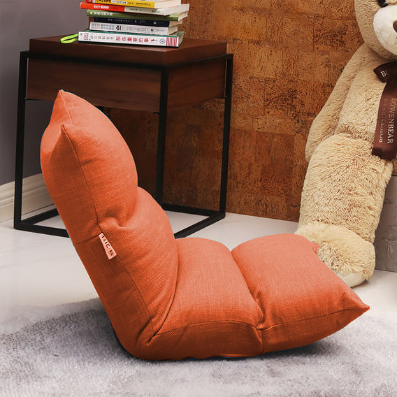 Soga Floor Recliner Lazy Sofa - Orange