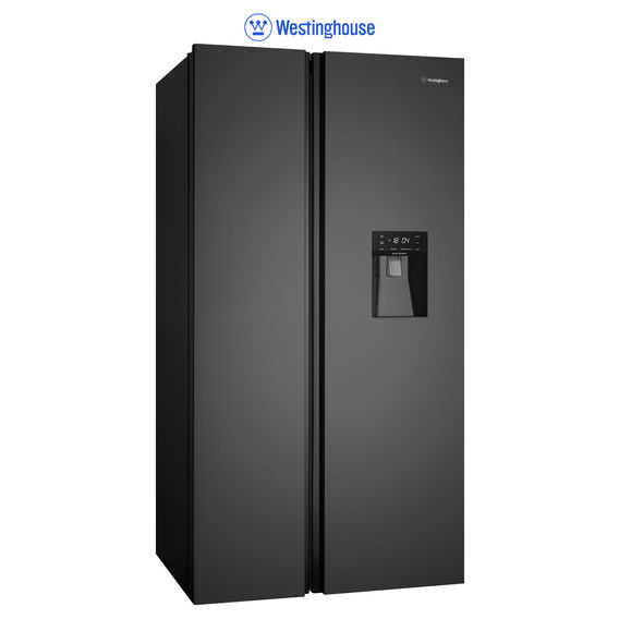 Westinghouse 619L Side by Side Fridge (Black)