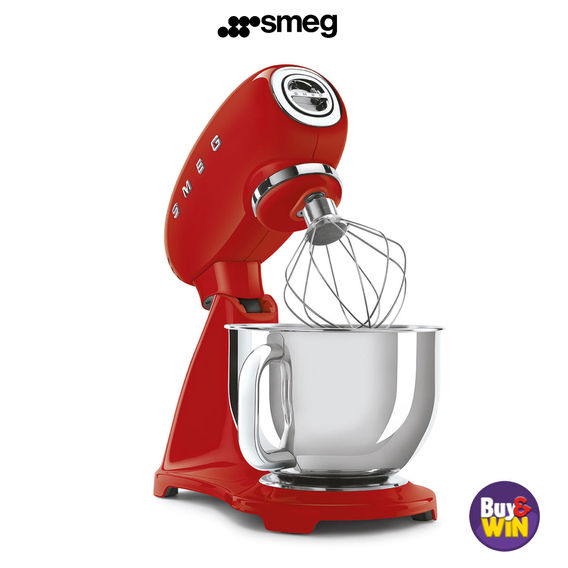 Smeg 4.8L Stand Mixer - Red