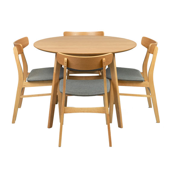 Malone 5PC Round Dining Set