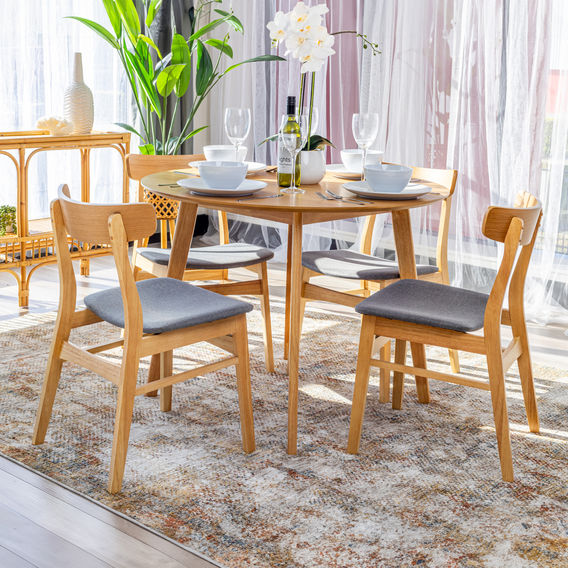 Malone 5PC Round Dining Set