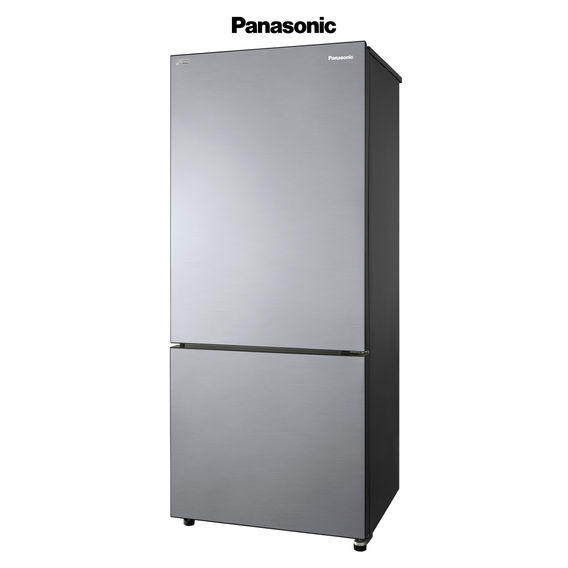 Panasonic 380L Bottom Mount Fridge Stainless Steel