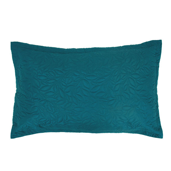 Bambury Embossed Coverlet Set in Teal - S/D