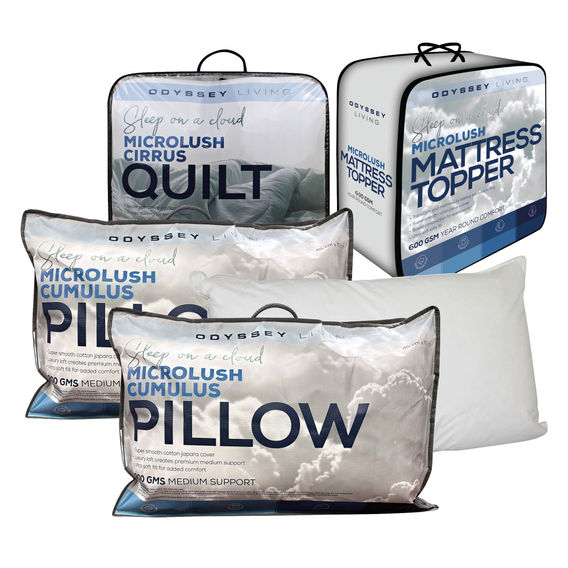 Microlush 4Pc Bedding Bundle - Queen