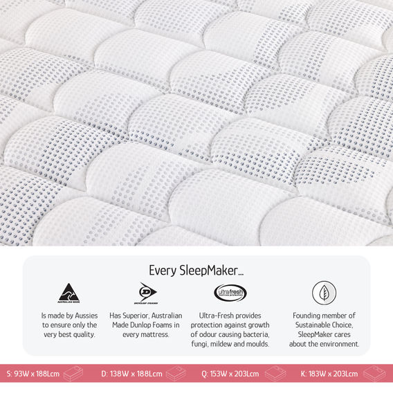 Sleepmaker Braeburn Medium Mattress - QB