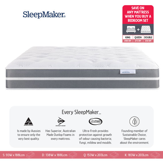 Sleepmaker Braeburn Plush Mattress - DB