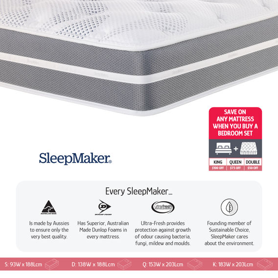 Sleepmaker Braeburn Plush Mattress - Queen