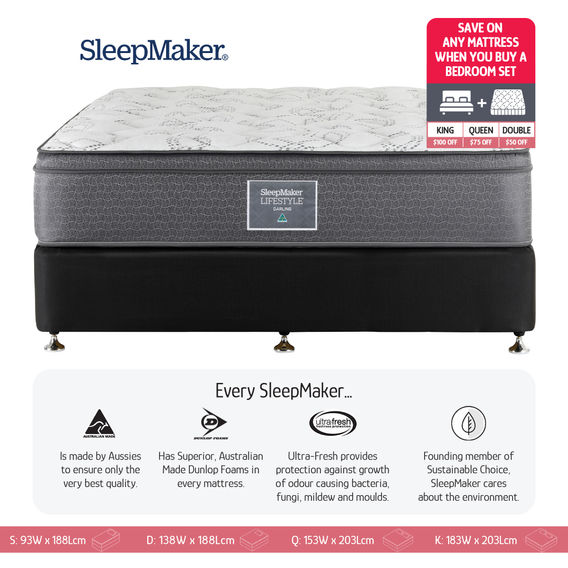 Sleepmaker Darling Luxury Ensemble  - Queen