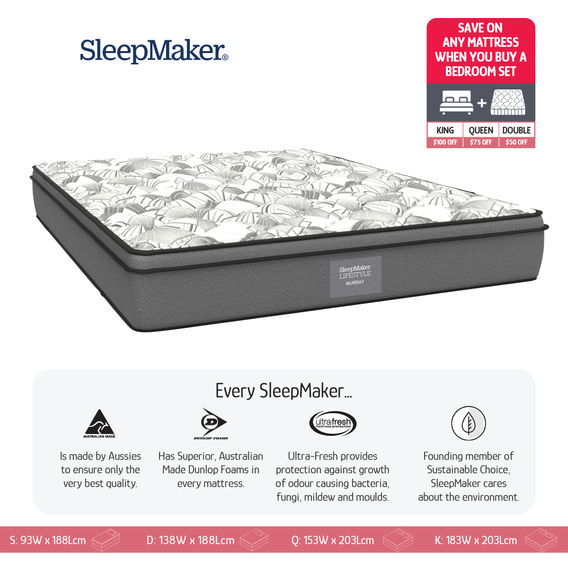 Sleepmaker Murray Mattress - Queen