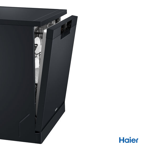 Haier Freestanding Dishwasher Black