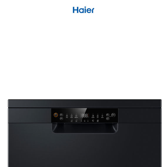 Haier Freestanding Dishwasher Black