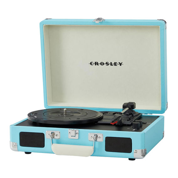 Crosley Cruiser Bluetooth Portable Turntable Turquoise