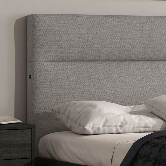 Levi Queen Bed Charcoal