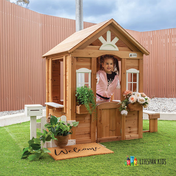 Lifespan Kids Teddy V2 Cubby House Natural