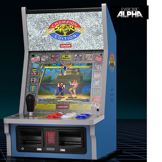 Evercade Alpha Arcade Bartop Street Fighter Bundle