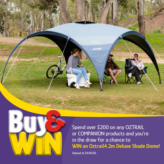 OZtrail 4.2m Blockout Shade Dome