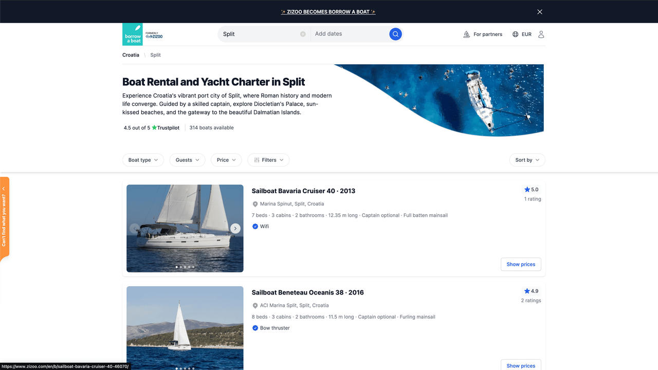 Zizoo / Borrow a boat - Image 5