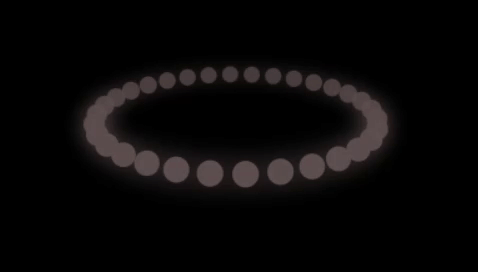 A brown particle ring