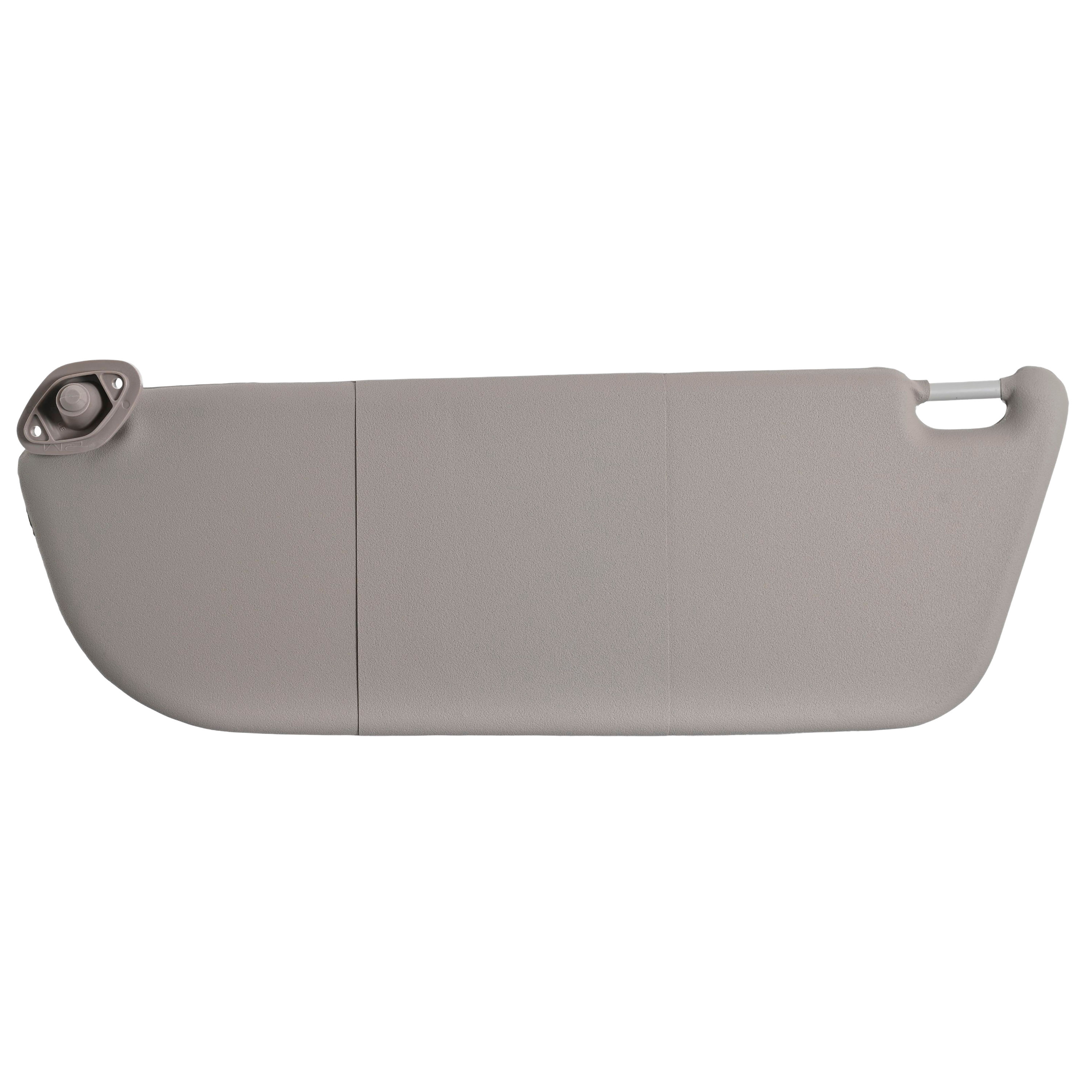 Visera Delantera Izquierda Chevrolet Chevy 1994-2012 1 Pieza Sin Espejo Gris Claro Vinipiel Brasil
