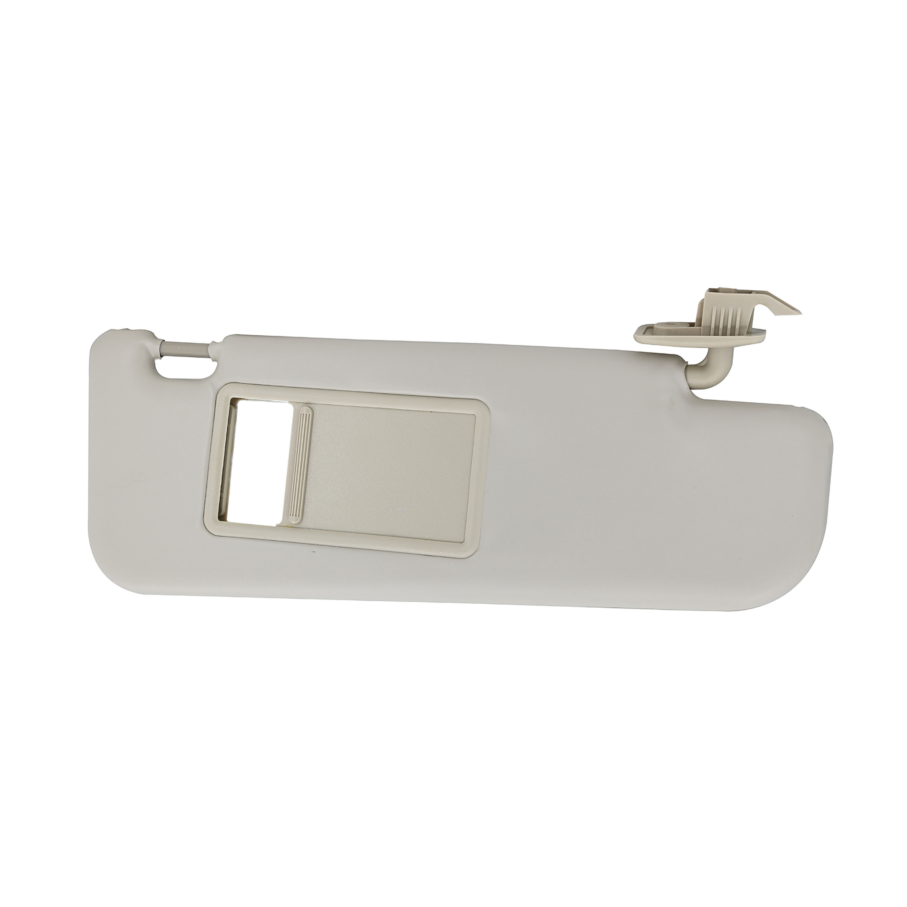 Visera Delantera Derecha Fiat 500 2009-2019 1 Pieza Con Espejo Sin Luz Beige Vinipiel