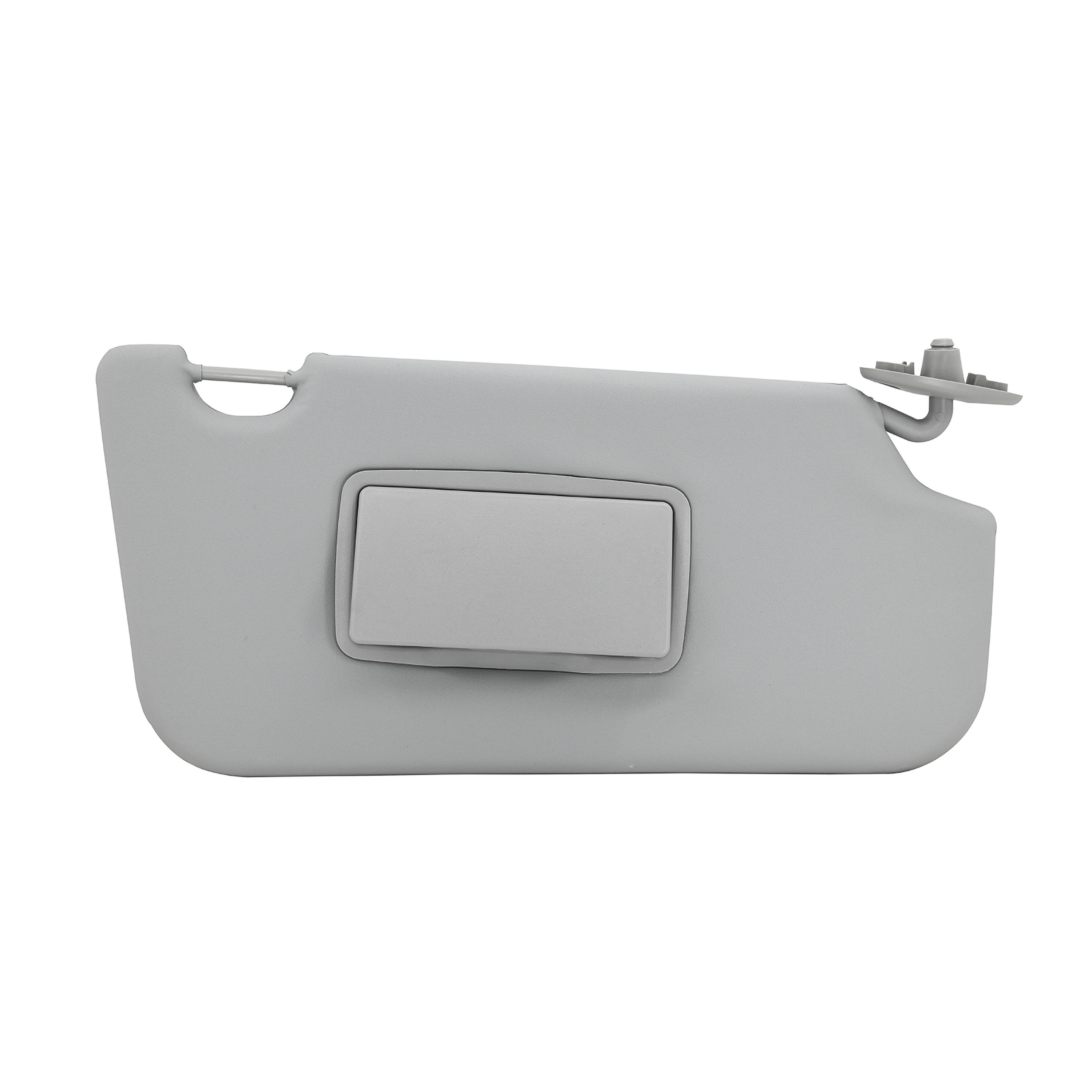 Visera Delantera Derecha Ford Ecosport 2004-2012 1 Pieza Con Espejo Sin Luz Gris Humo Vinipiel