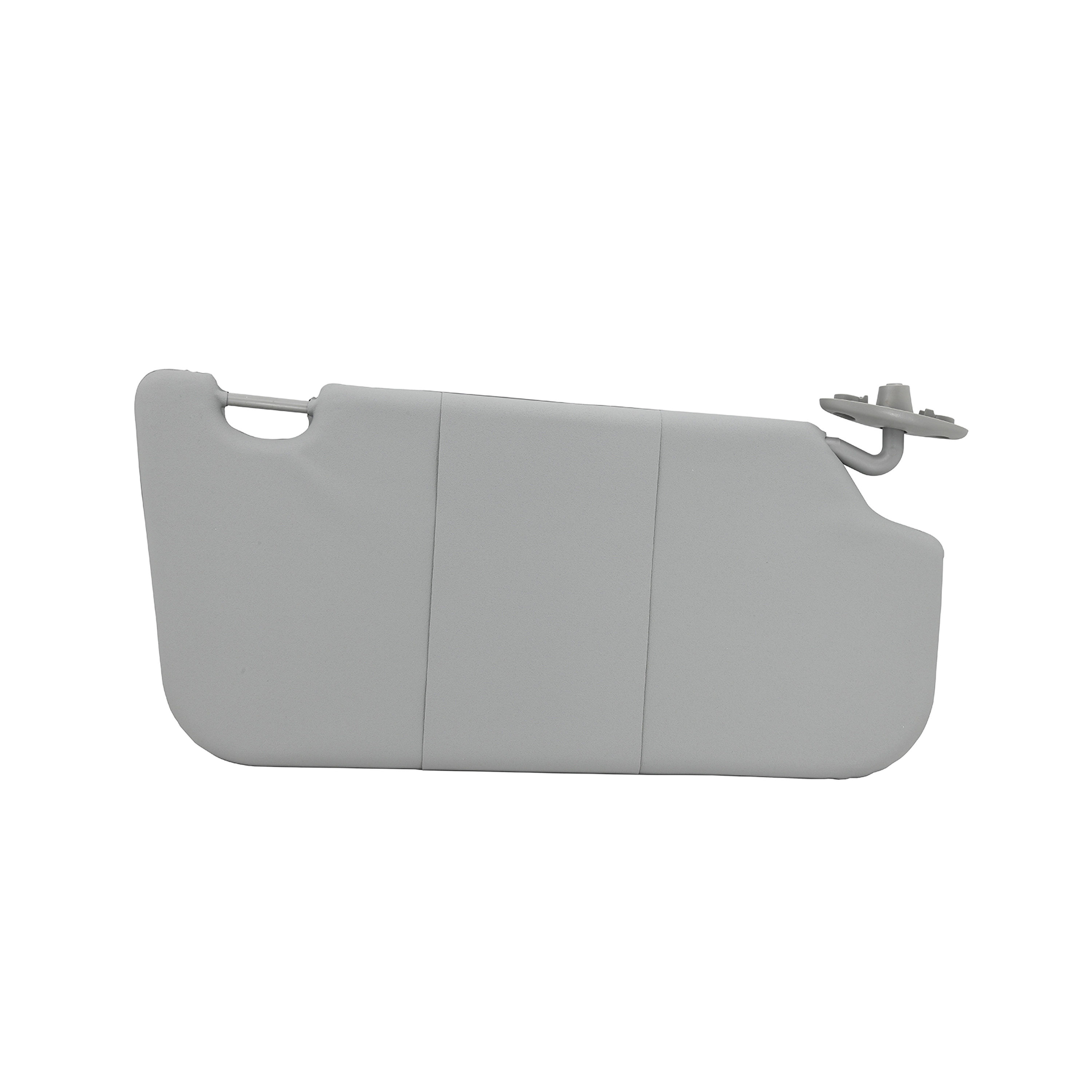 Visera Delantera Derecha Ford Ecosport 2004-2012 1 Pieza Sin Espejo Gris Claro Vinipiel