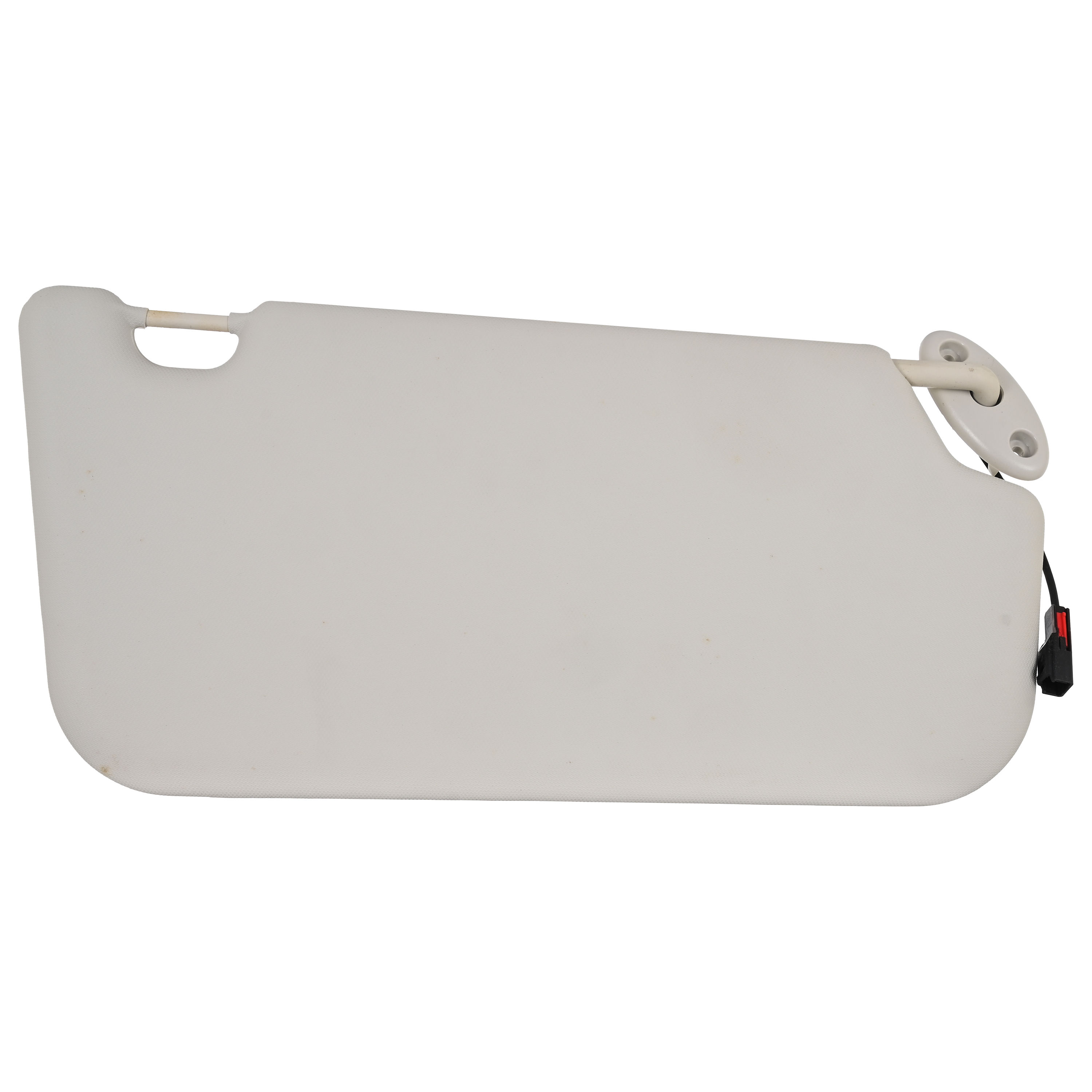 Visera Delantera Izquierda Ford Focus 2012-2018 1 Pieza Con Espejo Con Luz Gris Claro Plastico