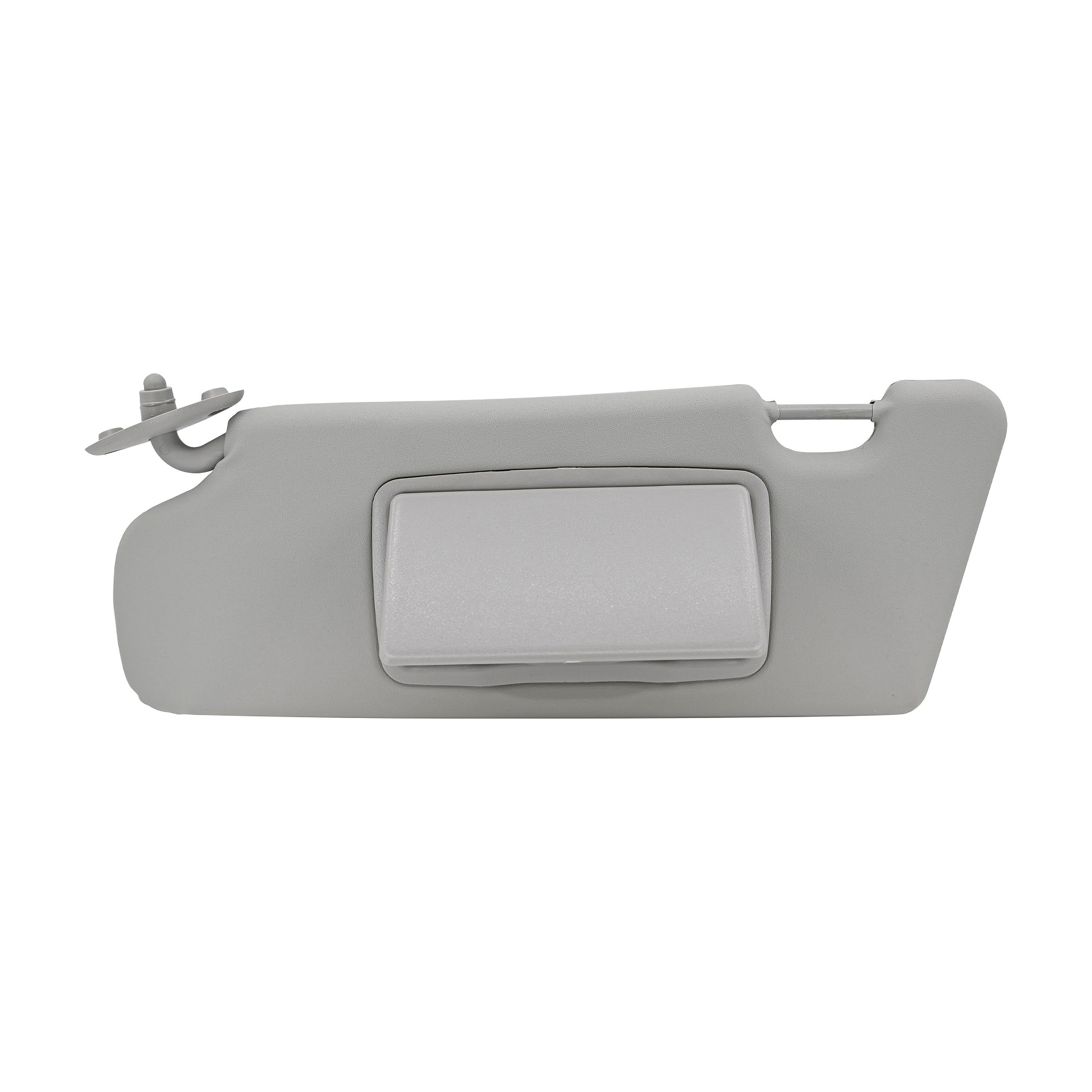 Visera Delantera Izquierda Ford Ka 1997-2008 1 Pieza Con Espejo Sin Luz Gris Claro Vinipiel