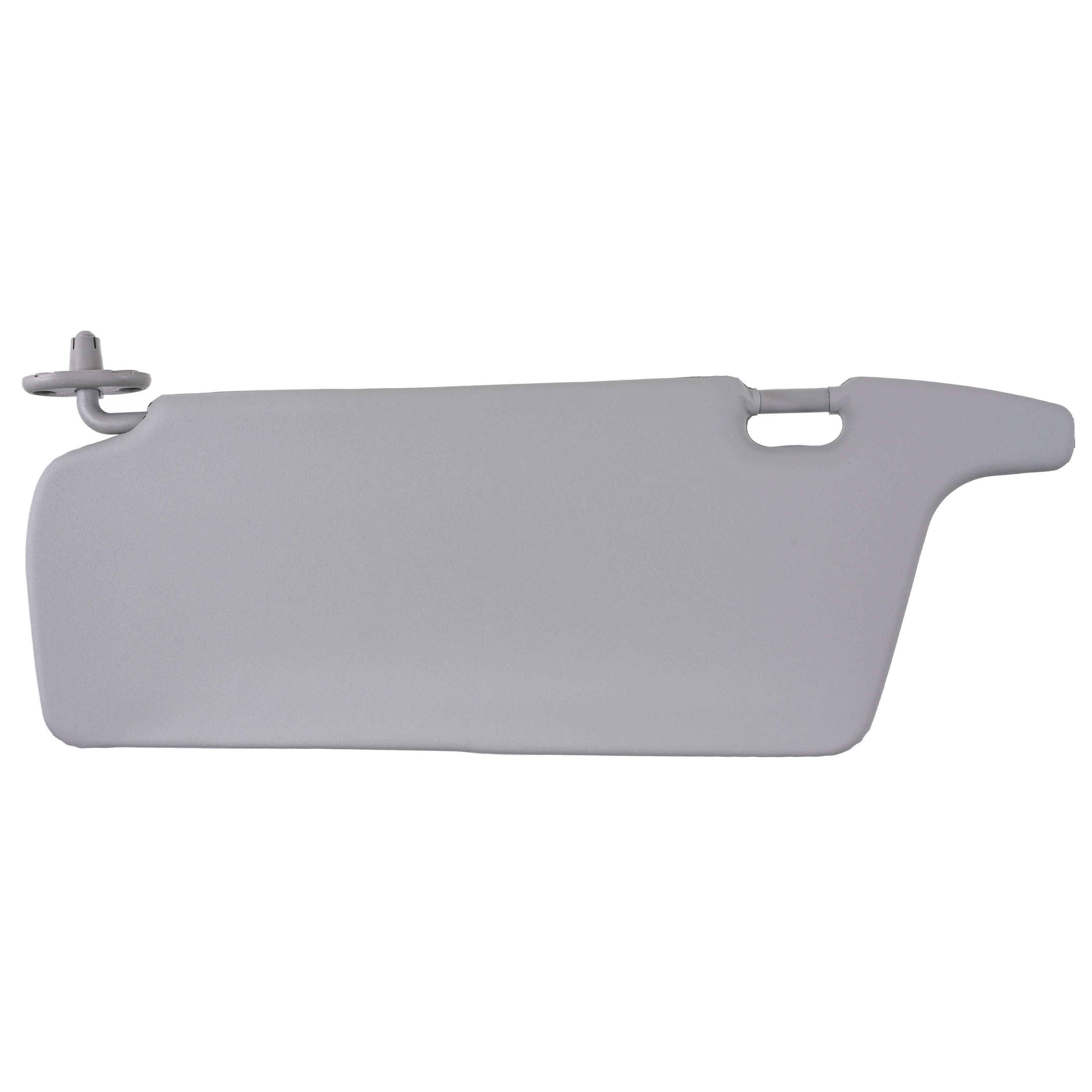 Visera Delantera Derecha Honda Civic 2001-2005 1 Pieza Con Espejo Sin Luz Gris Vinipiel