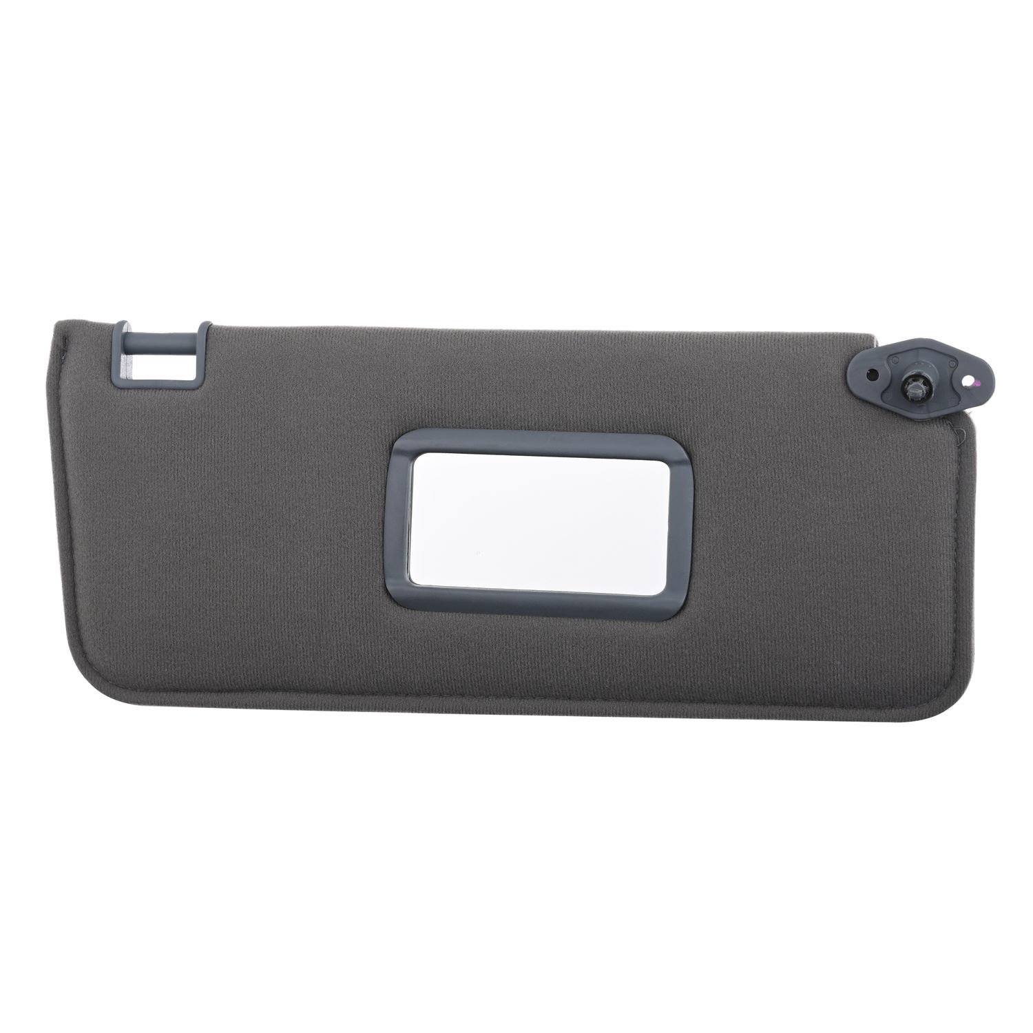 Juego Viseras Derecha/Izquierda Nissan D21 1994-2007/Frontier 1998-2000 2 Piezas Con Espejo Gris Tela