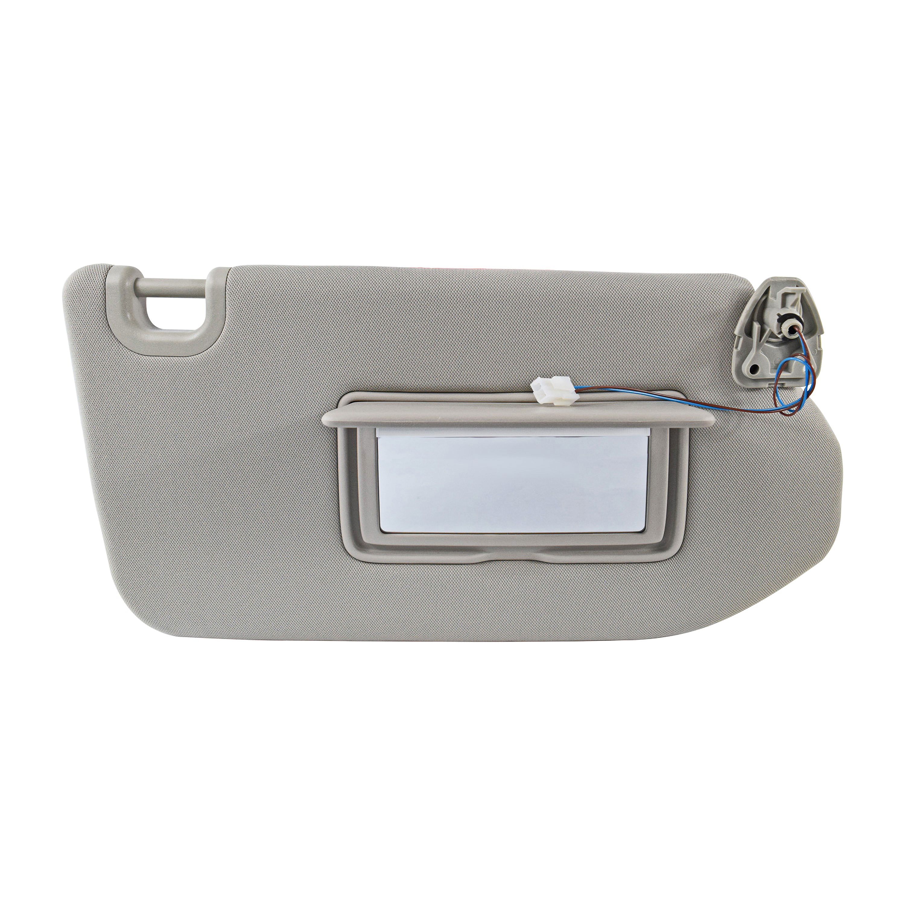 Visera Delantera Derecha Nissan Pathfinder 2013-2017 1 Pieza Con Espejo Con Luz Beige Tela