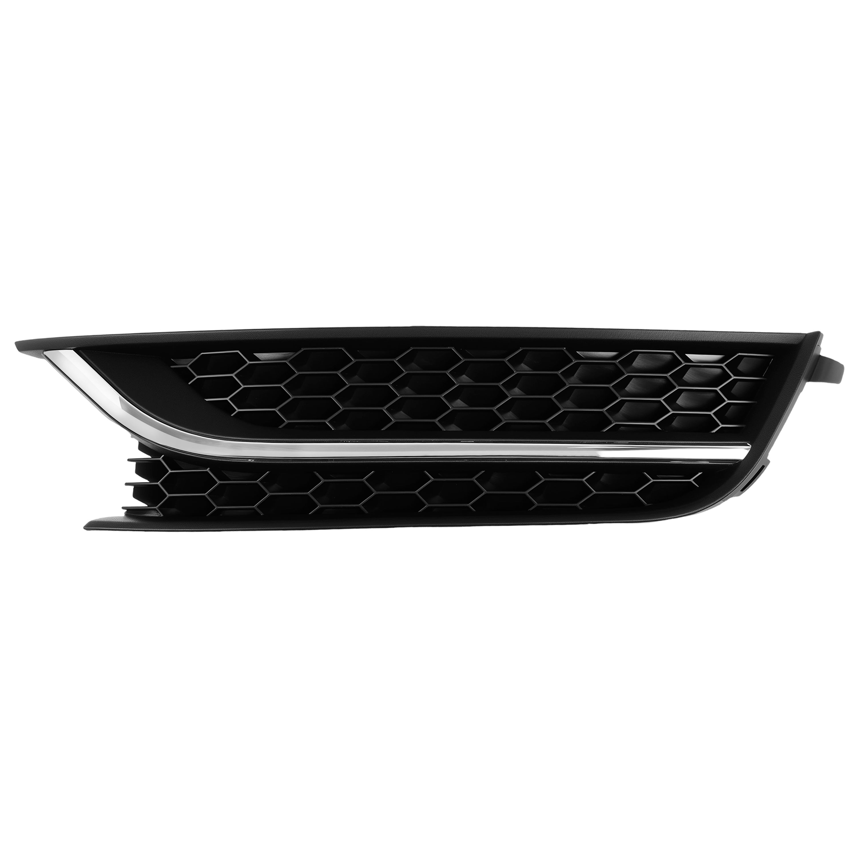 Rejilla Delantera Izquierda Sin Hoyo Para Faro Corrugada Con Moldura Cromada Volkswagen Passat 2012–2015