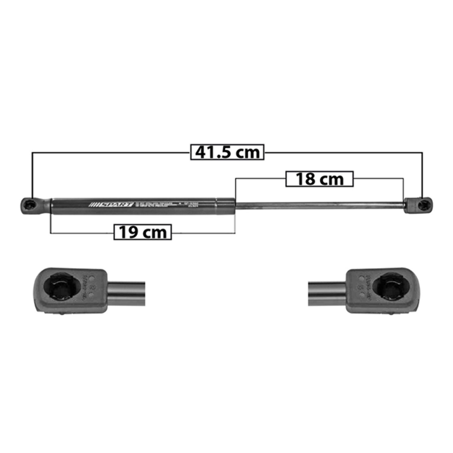 Amortiguador de Cofre Derecho 41.5/19/18 cm Bmw X5 2007–2013 Spart