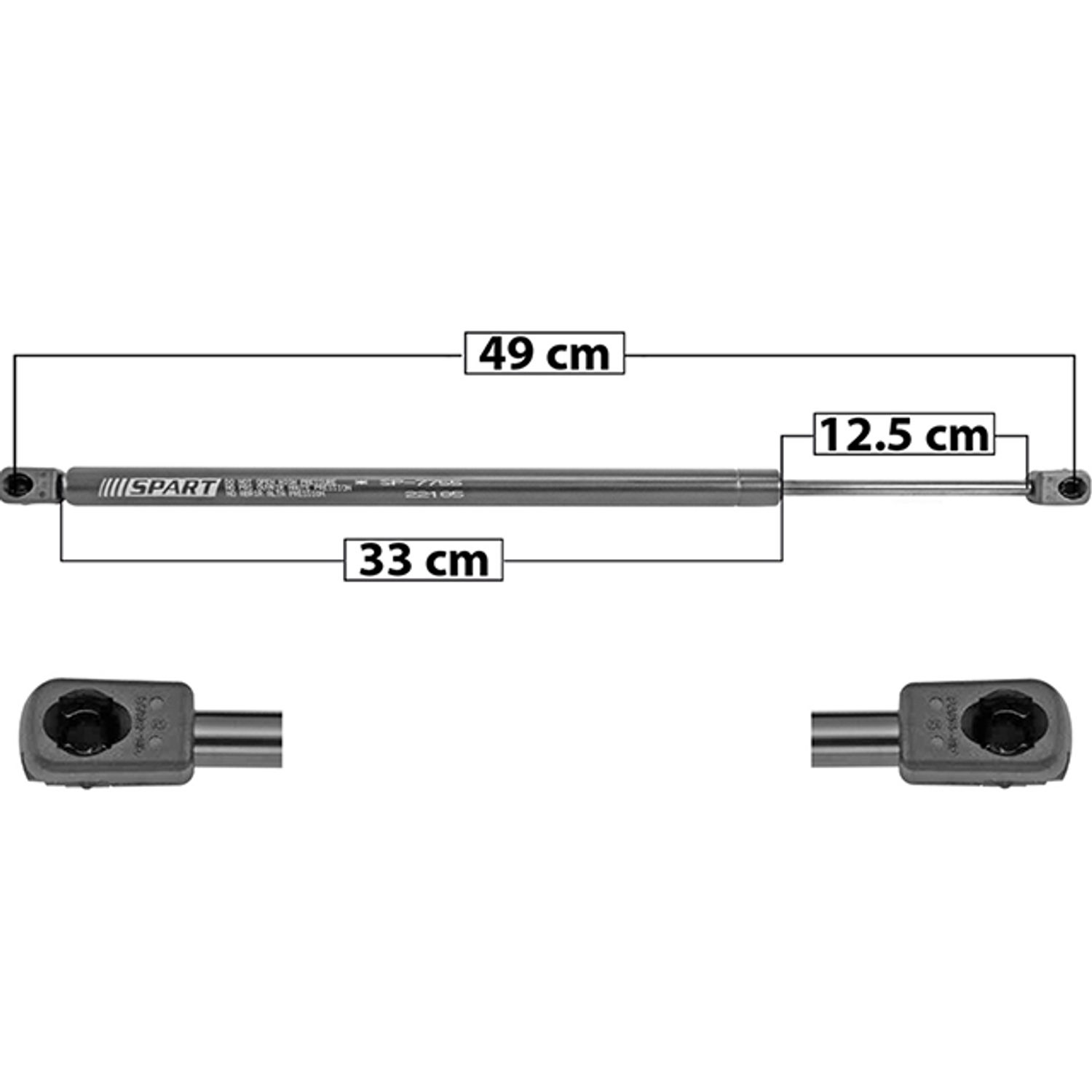 Amortiguador de Cofre Derecho/Izquierdo Pontiac Solstice 2006–2009 Spart
