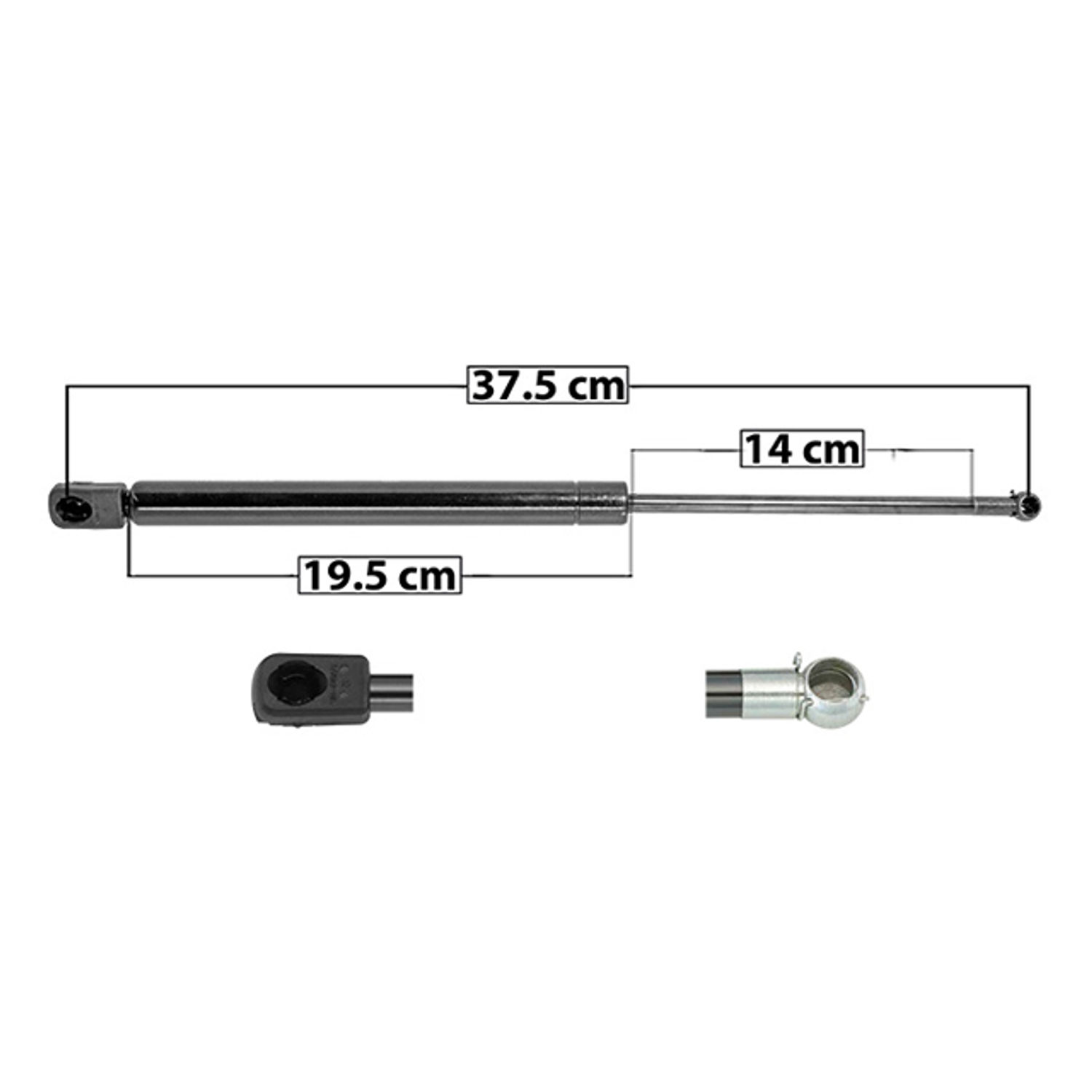 Amortiguador de Cofre Derecho/Izquierdo Hm H3/H3T 2006–2010 Spart