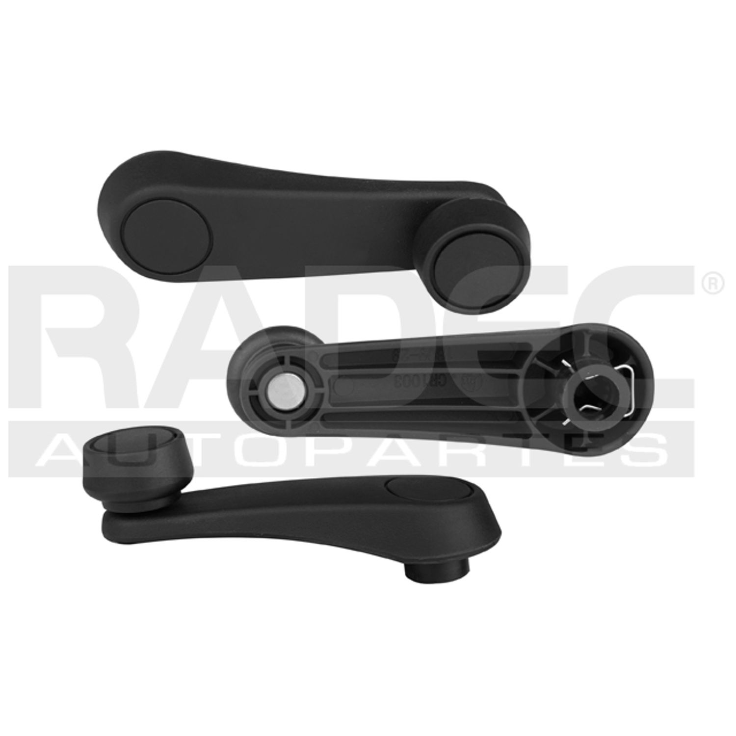 Manija Elevador Cristal Chrysler Shadow 1989–1994 Para Seguro Plastico Negra Remache De Metal