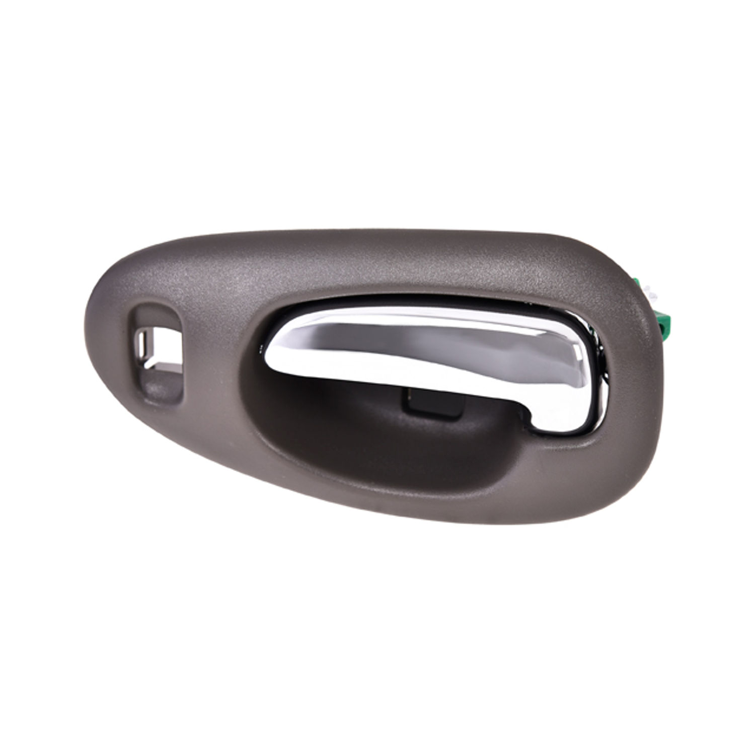 Manija interior delantera izquierda Chrysler 300 1999-2004 gris/cromo con hoyo p/seguro