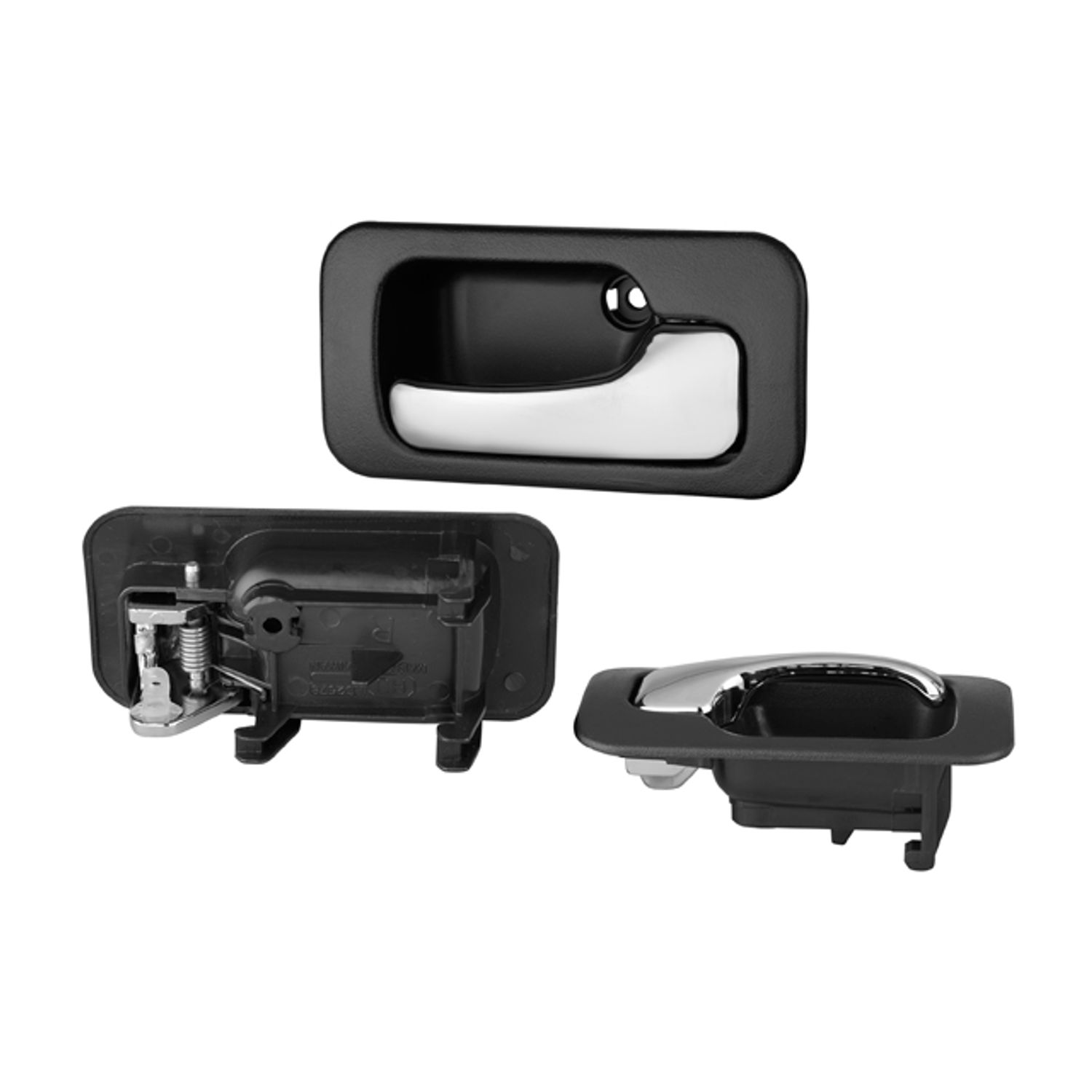 Manija interior trasera derecha hd accord 1990-1993 negra con cromo