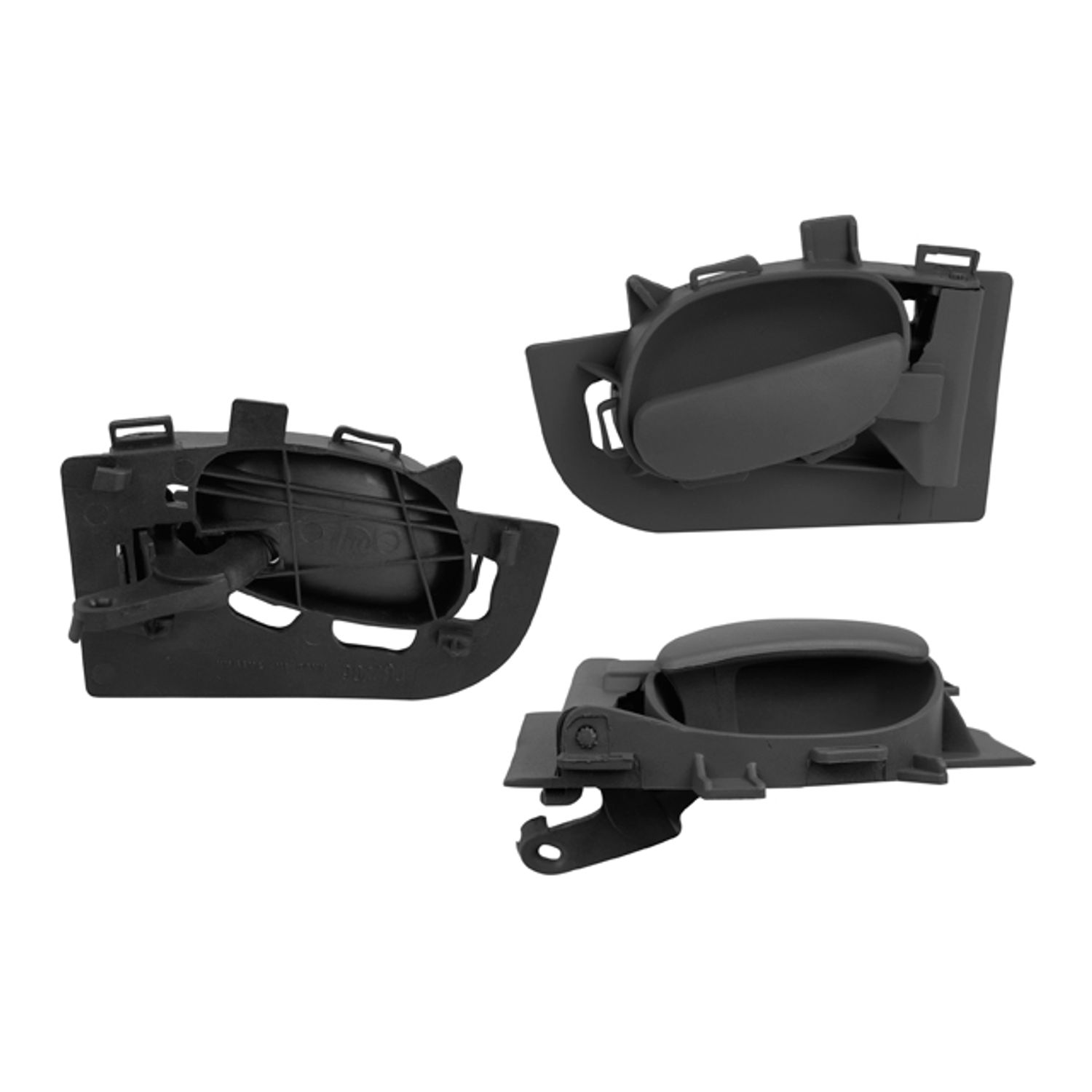Manija interior delantera/trasera derecha pg 206 2001-2009 gris plastico