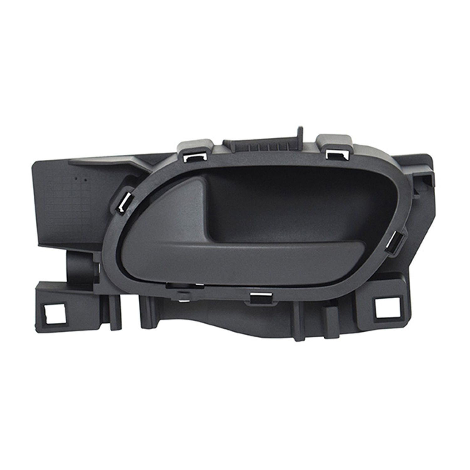 Manija interior delantera/trasera izquierda pg 207 2006-2013 negro plastico