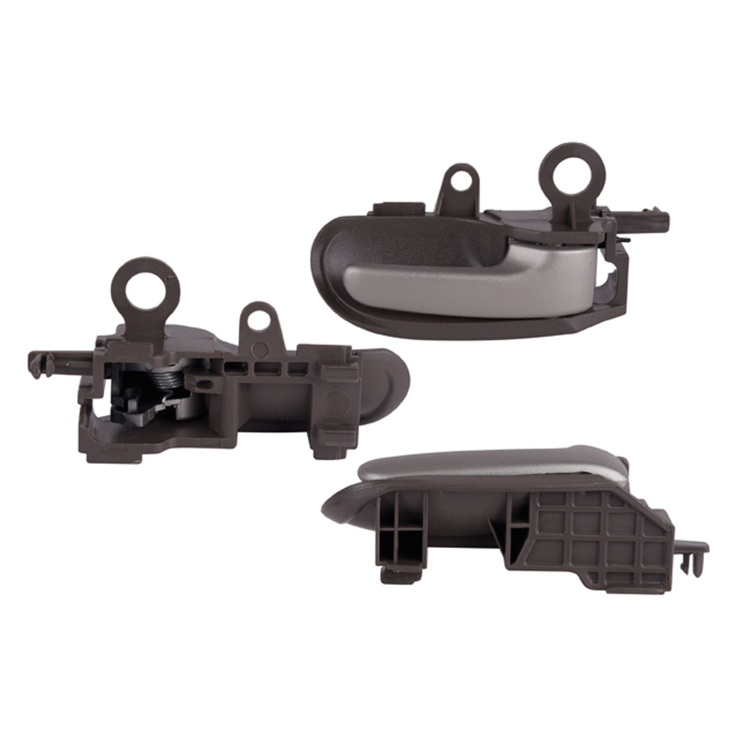 Manija interior delantera/trasera derecha ty yaris 5P hatchback 2000-2005 plata plastico
