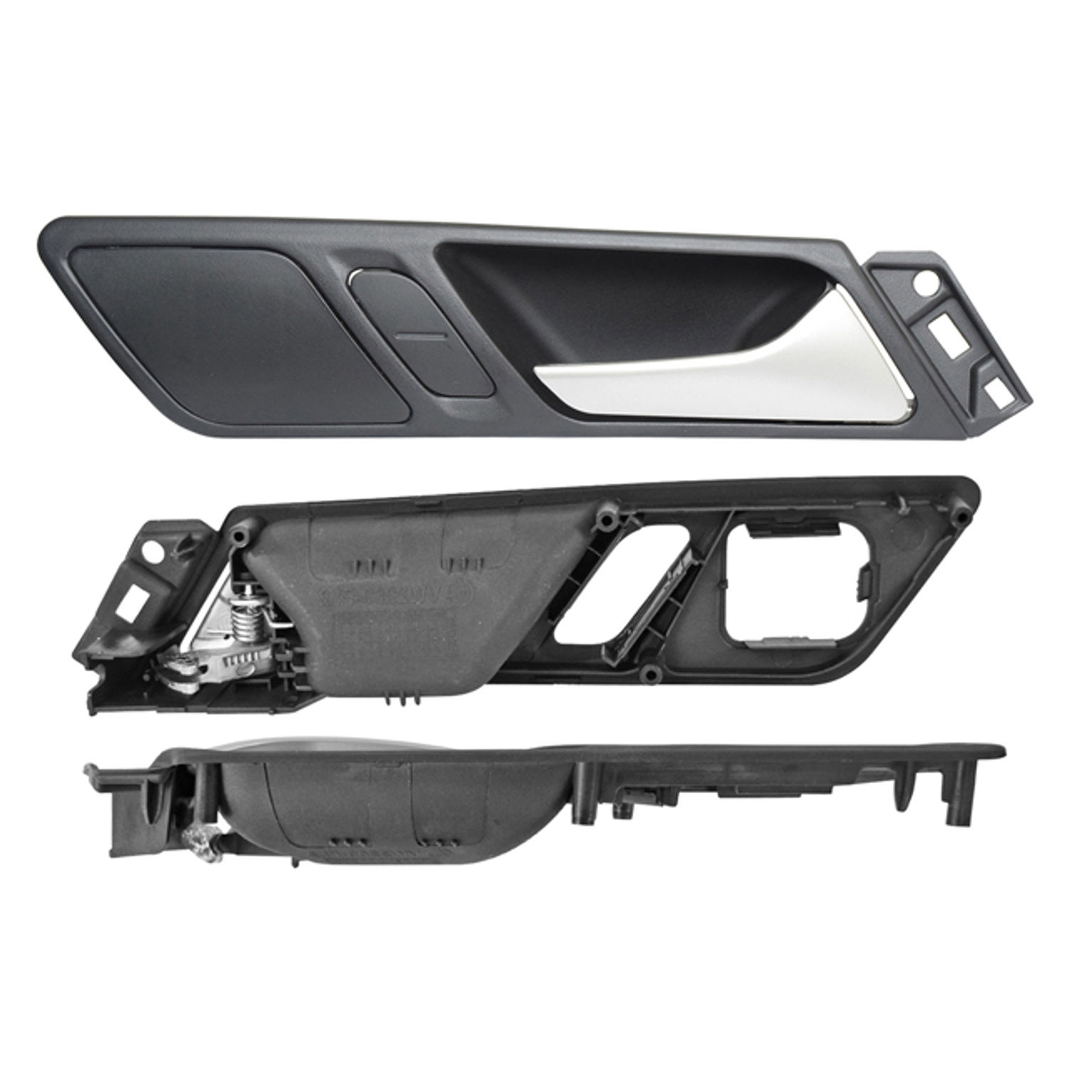 Manija interior delantera derecha Volkswagen jetta bicentenario 2011-2018 negro/plata plastico