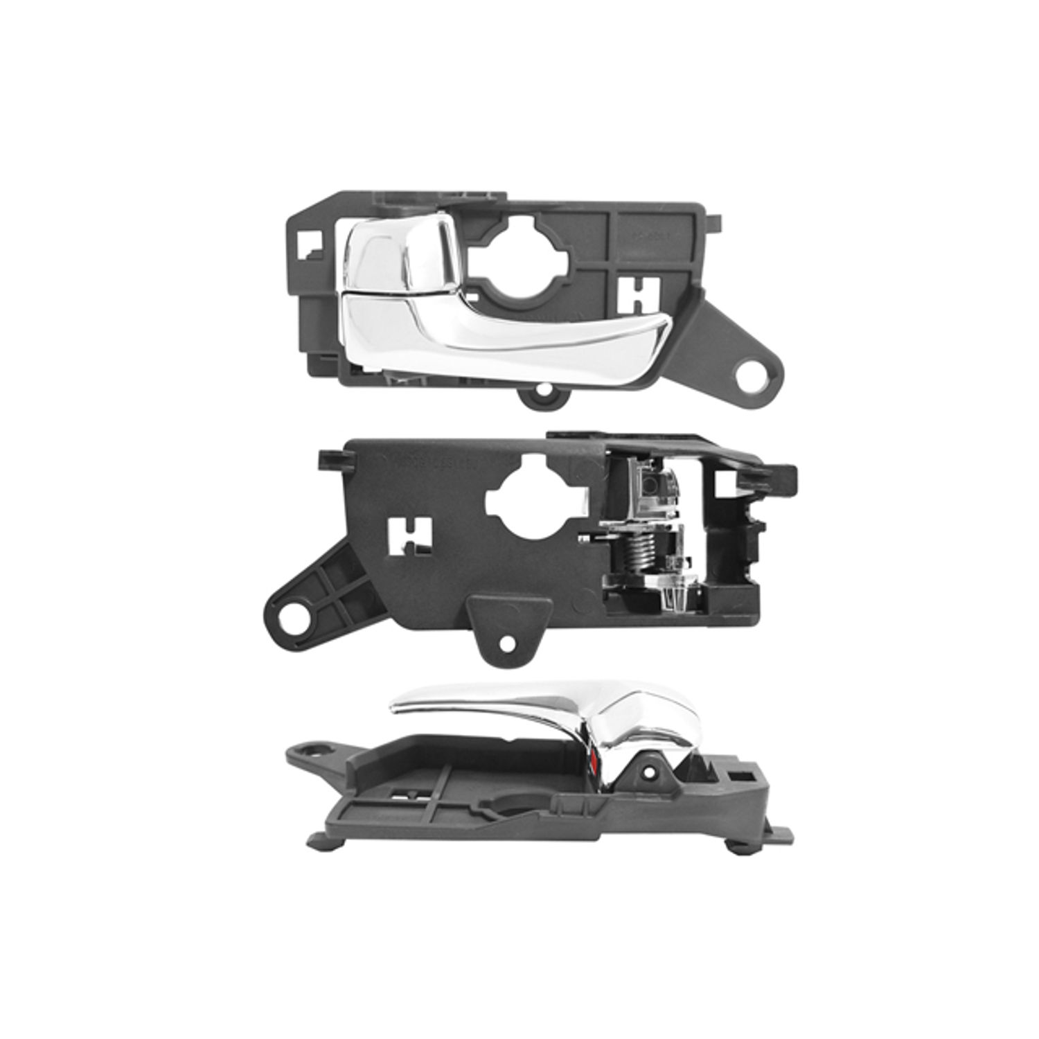 Manija interior delantera izquierda hy sonata 2008-2010 cromada plastico