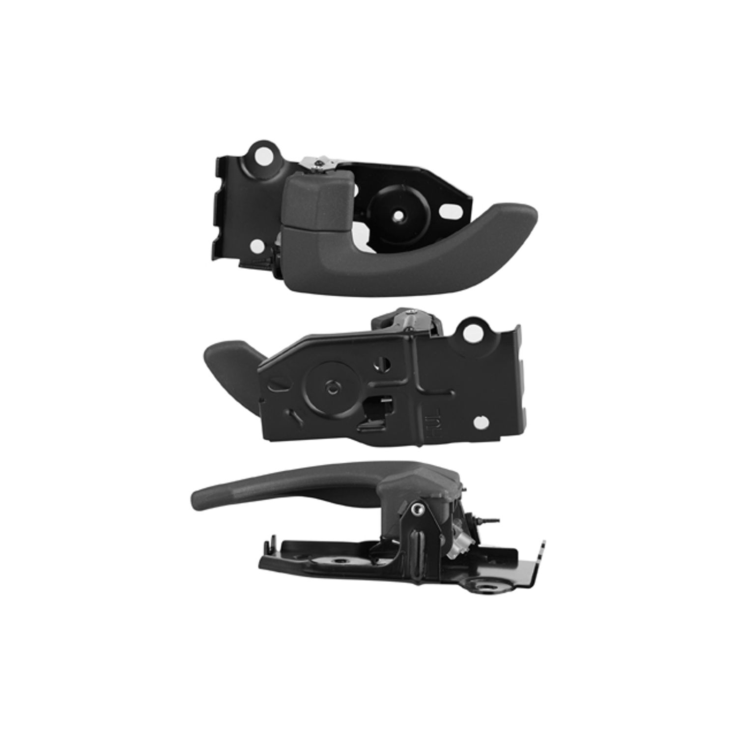 Manija interior delantera izquierda hy santa fe 2001-2006 gris plastico