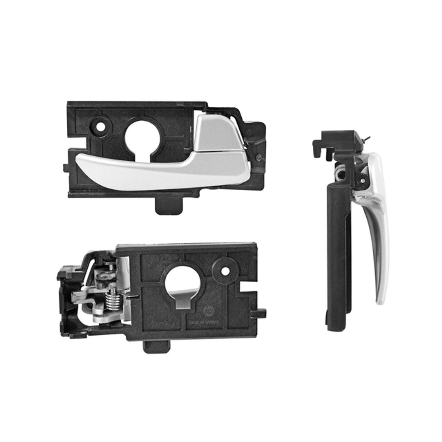 Manija interior delantera/trasera derecha hy grand I10 2015-2020 plata plastico