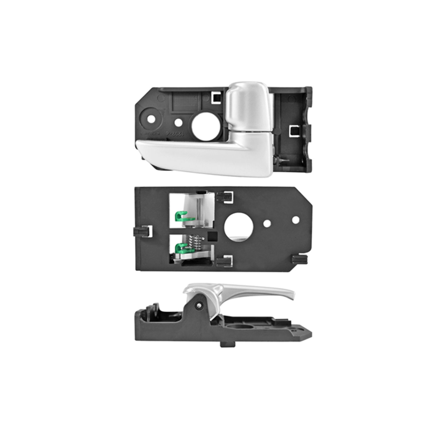 Manija interior delantera/trasera derecha ki spectra 2005-2009 plata plastico